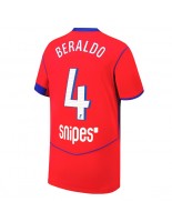 Paris Saint-Germain Lucas Beraldo #4 Tredjedrakt 2025-26 Korte ermer